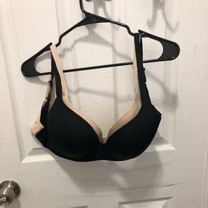 UNIQLO Nude and Black Bras